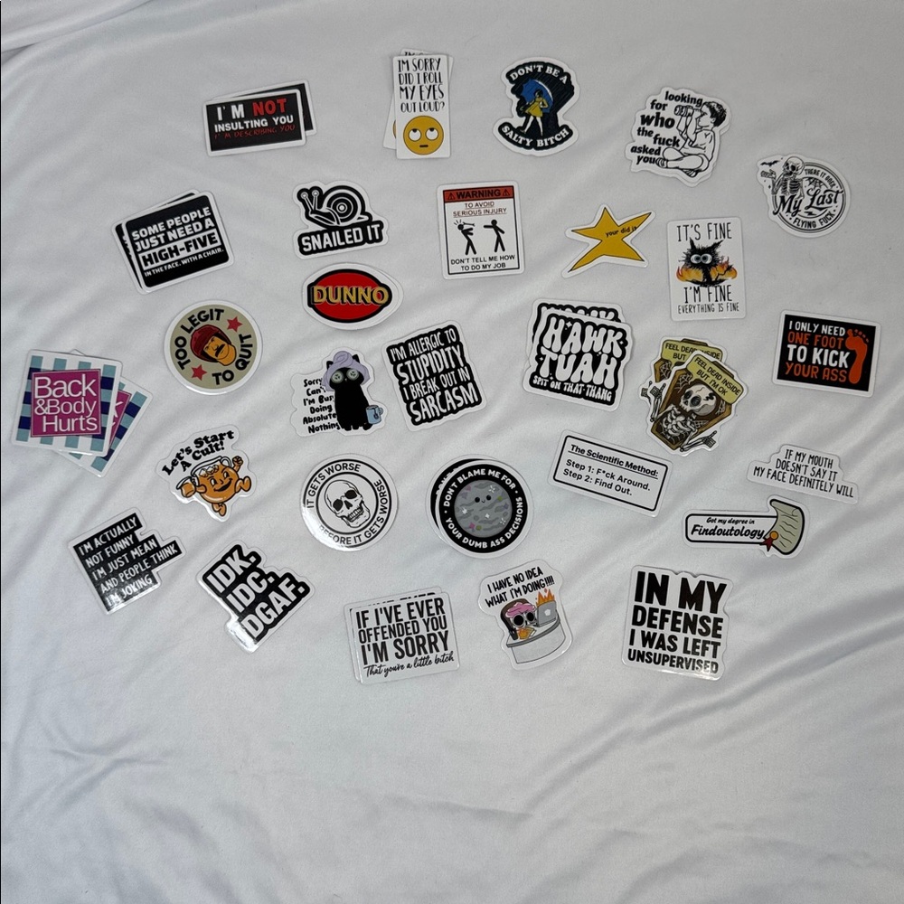 Humorous Sticker Collection